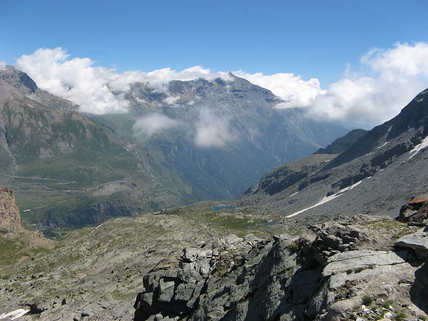 11 agosto 2013 Moncenisio-Il Rocciamelone visto dal Malamot