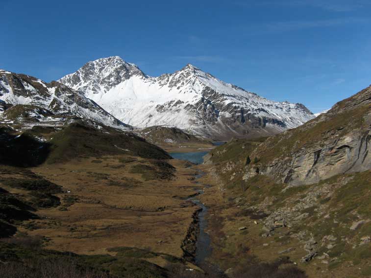 7 novembre 2013 Moncenisio-Guardando il Passo della Beccia