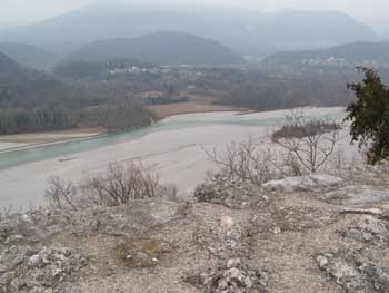 il Tagliamento visto dal castello