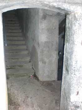 scalinata di accesso