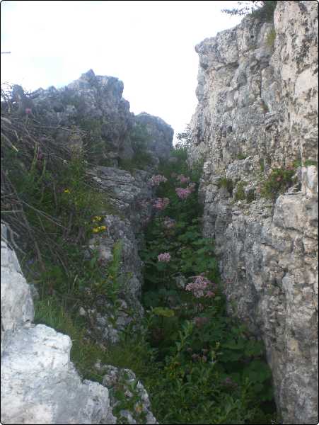 trincea di salita laterale