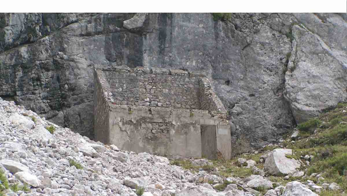 la casemetta sotto la Baba Piccola