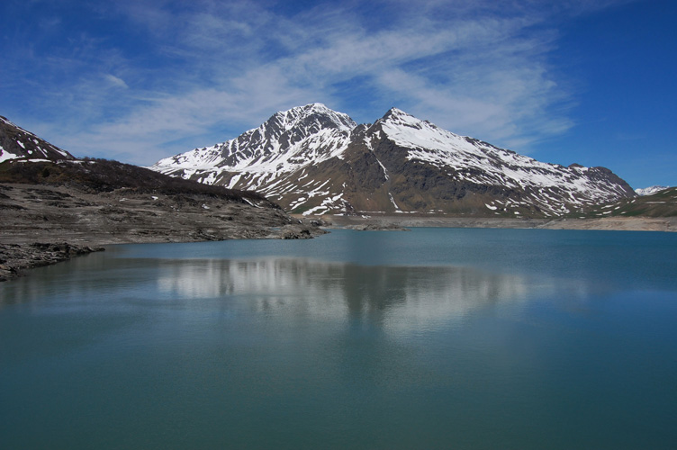 7 maggio 2015 Moncenisio-Vista dalla diga centrale