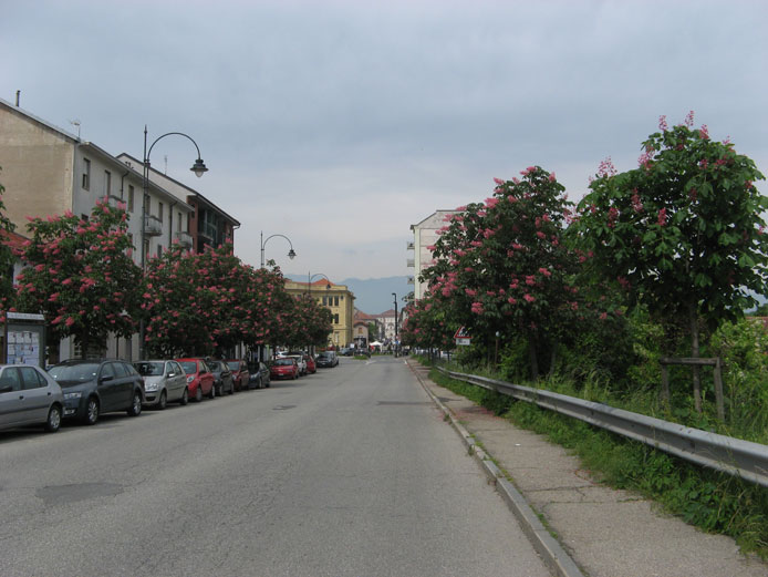 9 maggio 2015 Venaria Reale-Guardando verso la Reggia dalla stazione