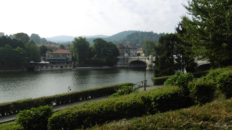 15 luglio 2015 Torino-Il Po e il ponte Umberto I