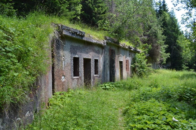 La casermetta di Mont Forno pendici