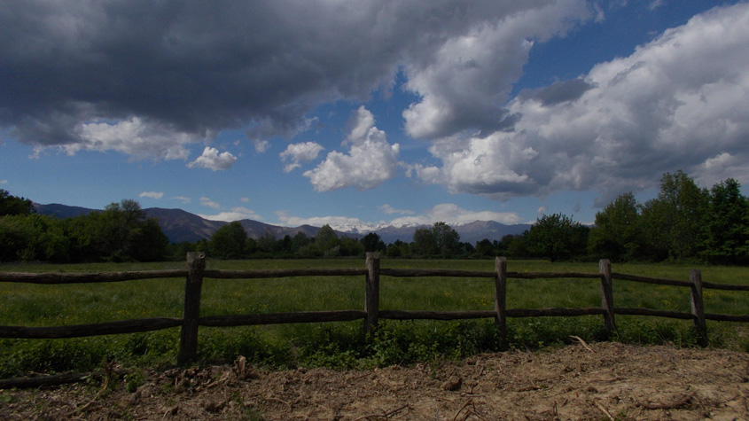 24 aprile 2016 Parco La Mandria-Scorcio verso le Alpi