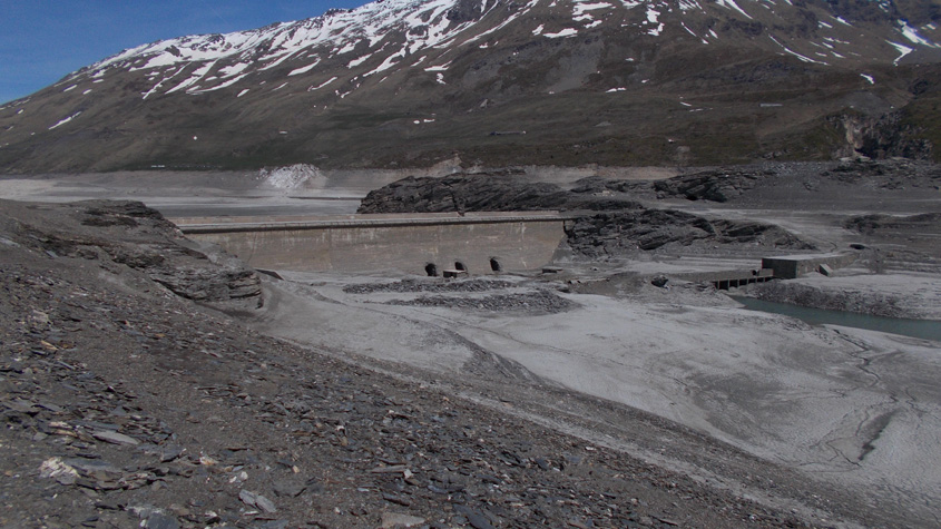 21 maggio 2016 Moncenisio-Fondo lago e diga centrale