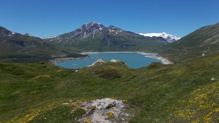 3 luglio 2016 Moncenisio-Vista sul lago