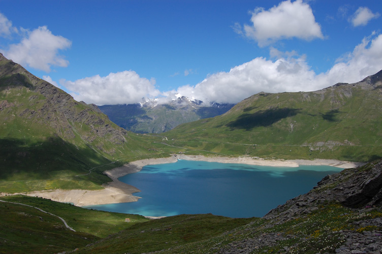 Il Colle del Moncenisio e il lago visti dal Centro XIII