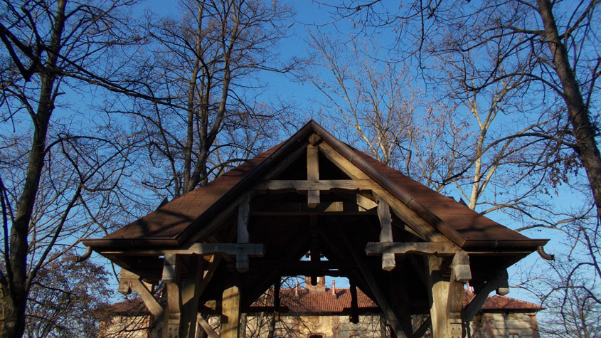 4 gennaio 2017 Parco La Mandria-Copertura pozzo della Cascina Peppinella