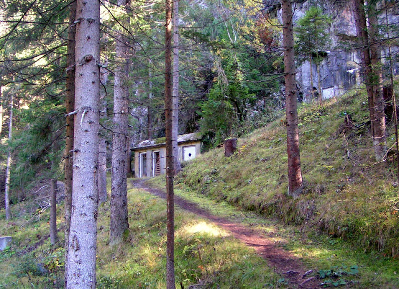 accesso alla casermetta di guardia