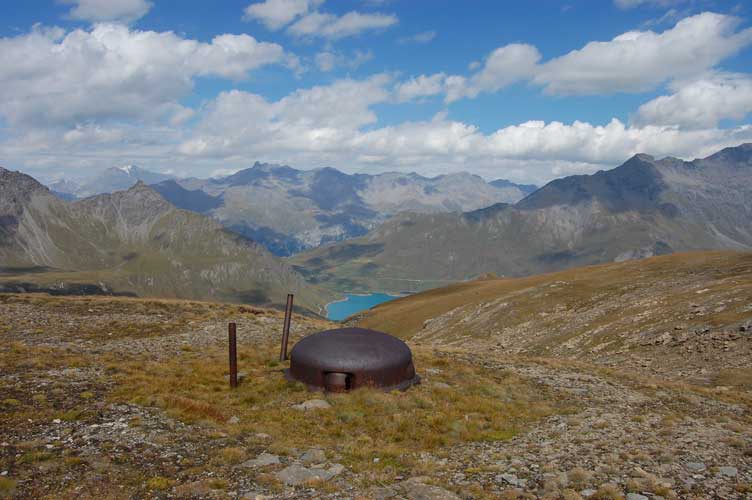 La torretta vista dall'esterno