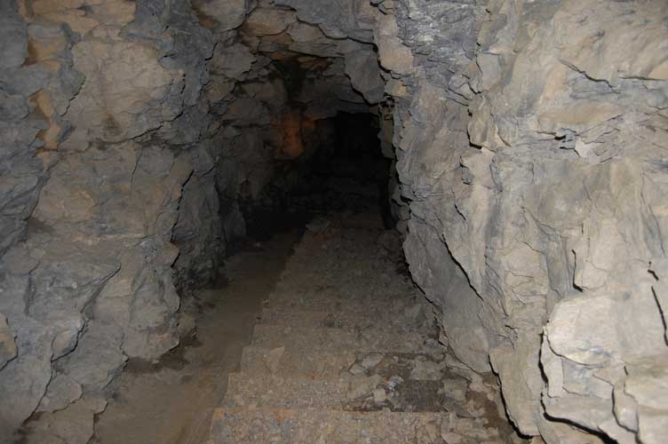 La scala vista dalla casamatta