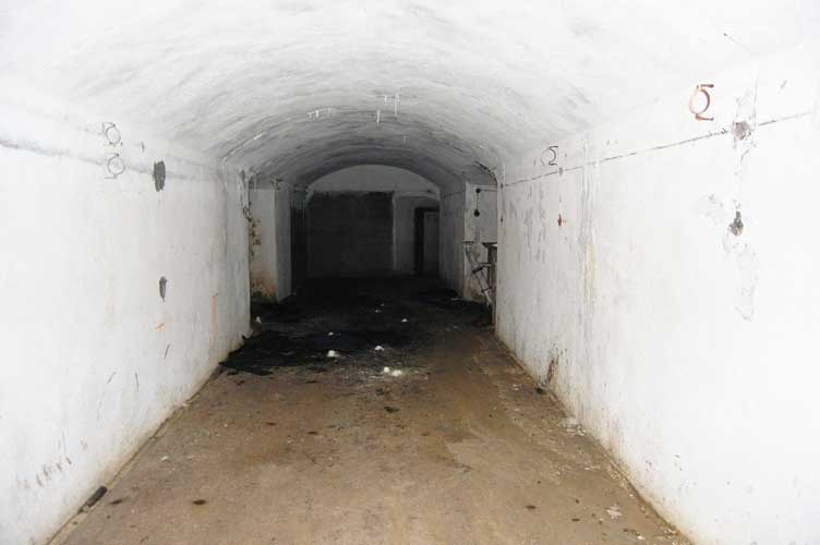 Il Ricovero visto da SE con a dx il vano che ospitava l'impianto della ventilazione