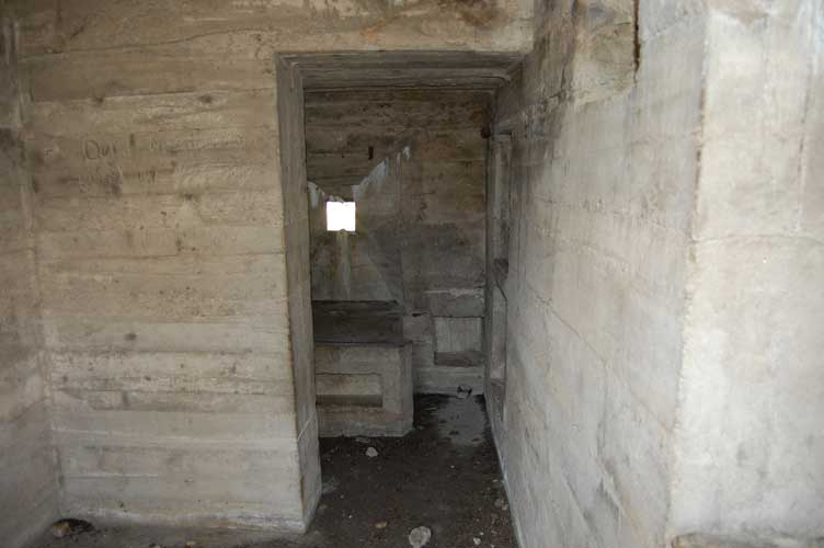 Accesso alla casamatta dell'arma