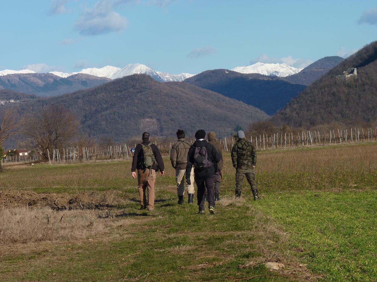 La &quot;banda&quot; nei campi di Quota 141