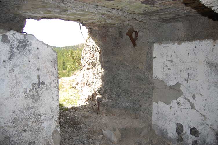Interno della casamatta