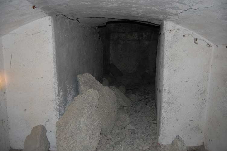 Corridoio verso la casamatta