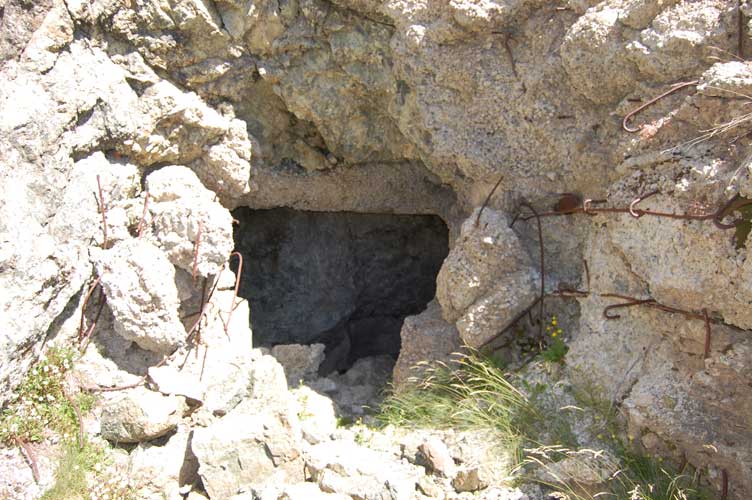 La casamatta vista dall'esterno