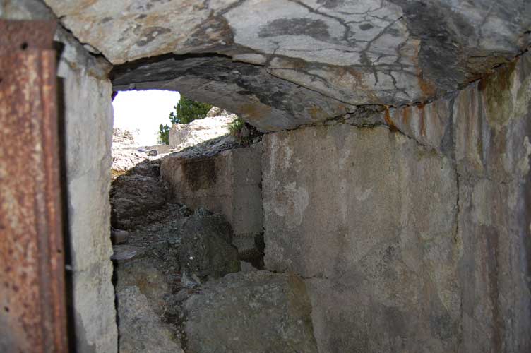 L'ingresso 4 visto dall'interno