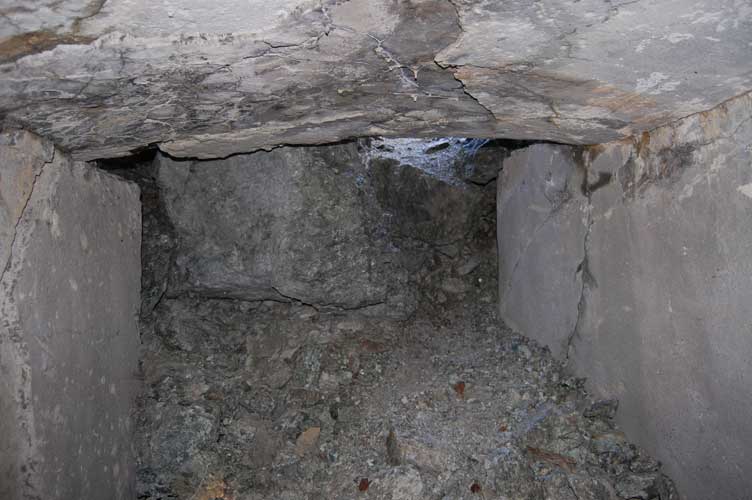 L'ingresso 3 visto dall'interno