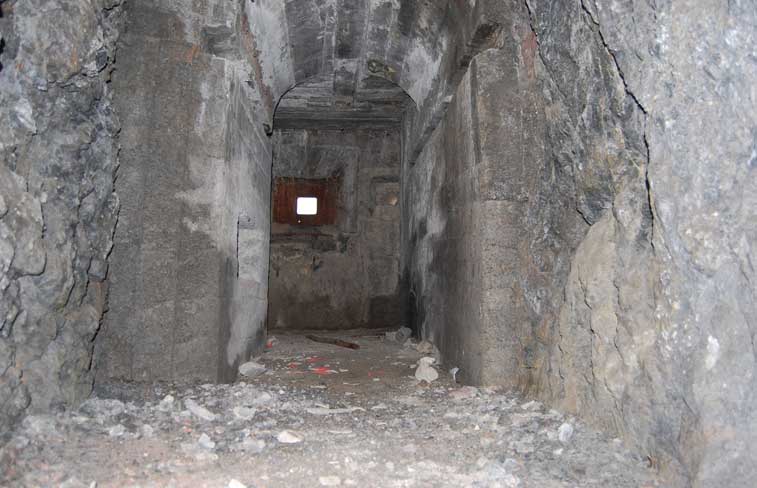 Interno della casamatta