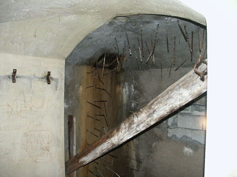 postazione in asse al fossato