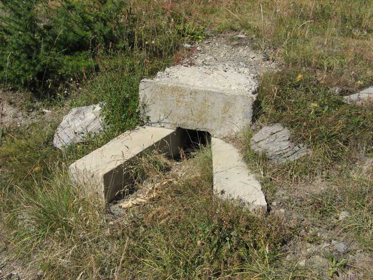 Manufatto destinato allo scarico delle acque del Centro