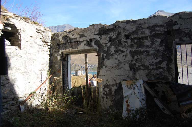 L'uscita della parte in muratura