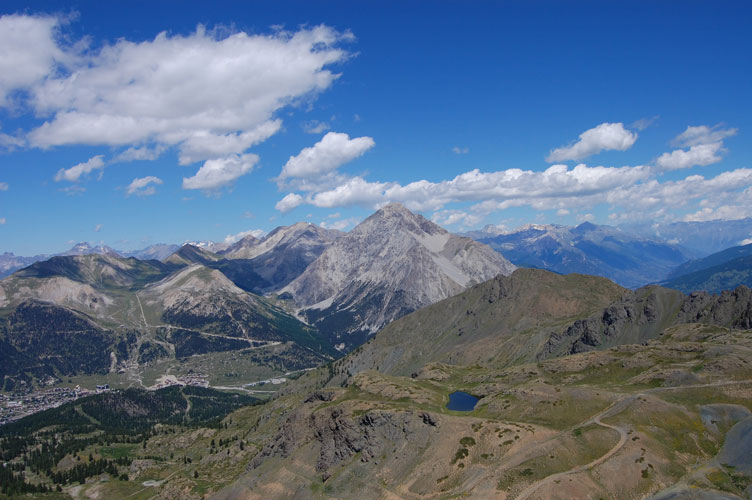9 luglio 2012-Lo Chaberton visto dallo Chenaillet