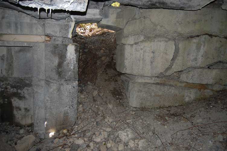 Postazione 122-L'ingresso visto dall'interno