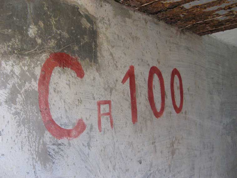 CA100 è la sigla data dai francesi al Ricovero F dopo l'acquisizione