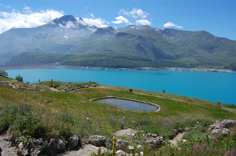 Giardino alpino e laghetto
