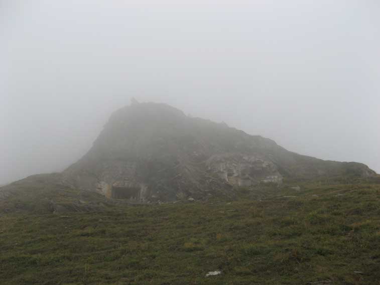 23 settembre 2012 Moncenisio-I malloppi del Centro 13B in un momento di schiarita