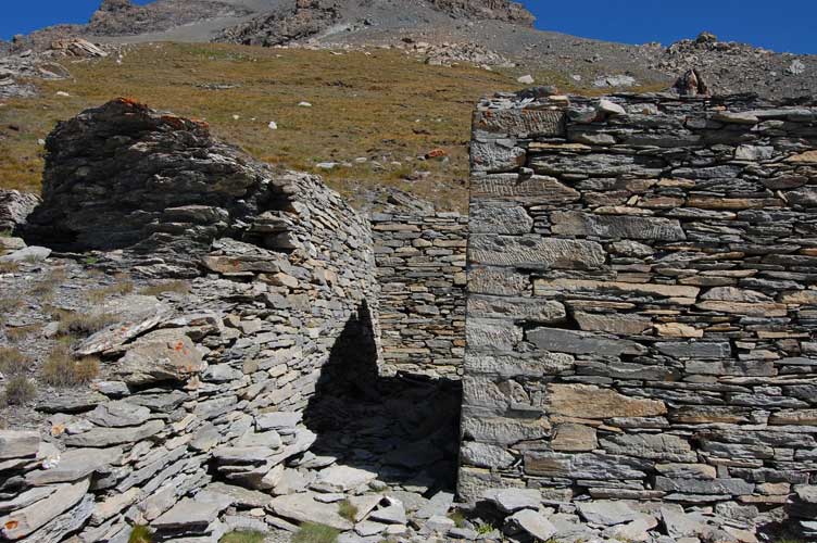 Intercapedine fra fra ricovero e terreno