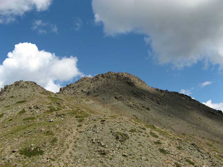 Verso la cima