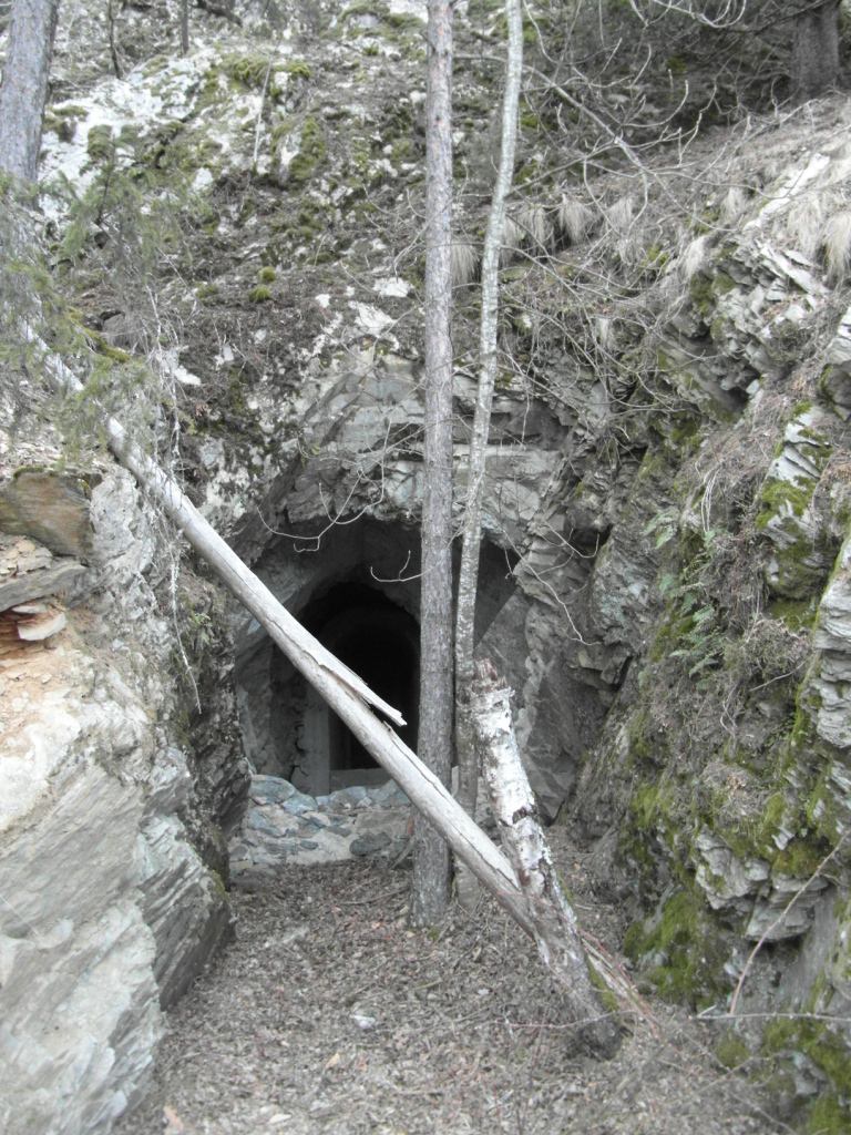 Vista di uno dei malloppi incompleti