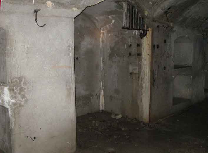 Il vano dell'apparato della ventilazione