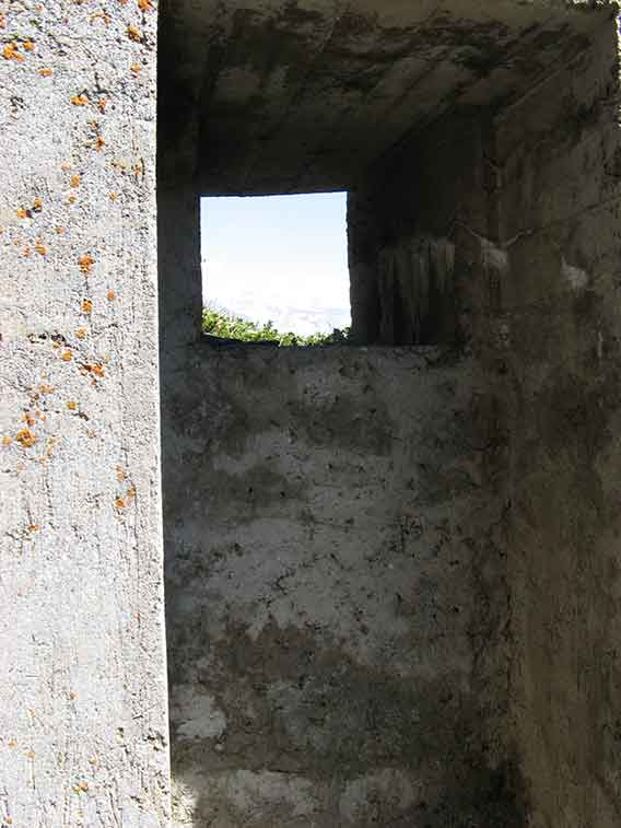 L'interno della postazione