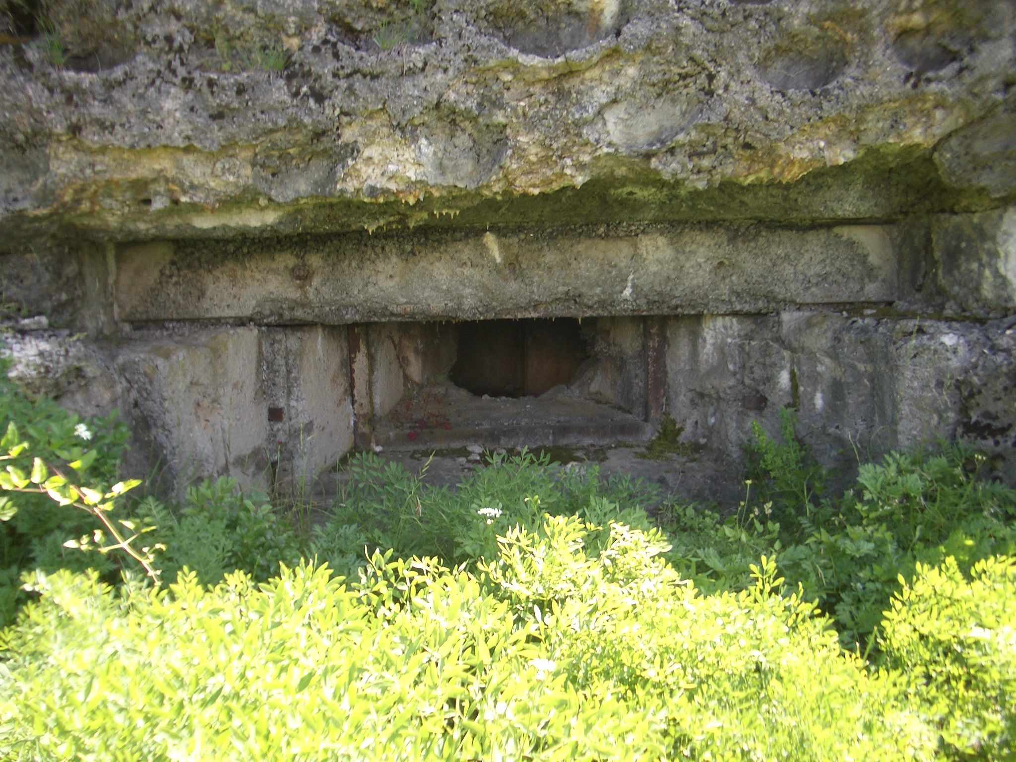 una delle due feritoie del malloppo