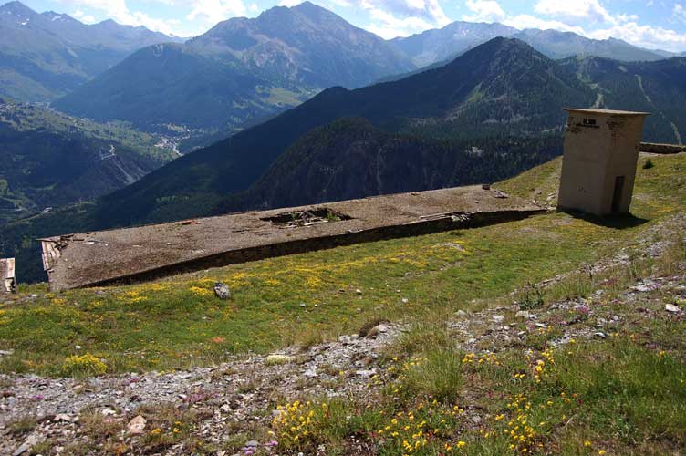 La caserma vista dall'alto