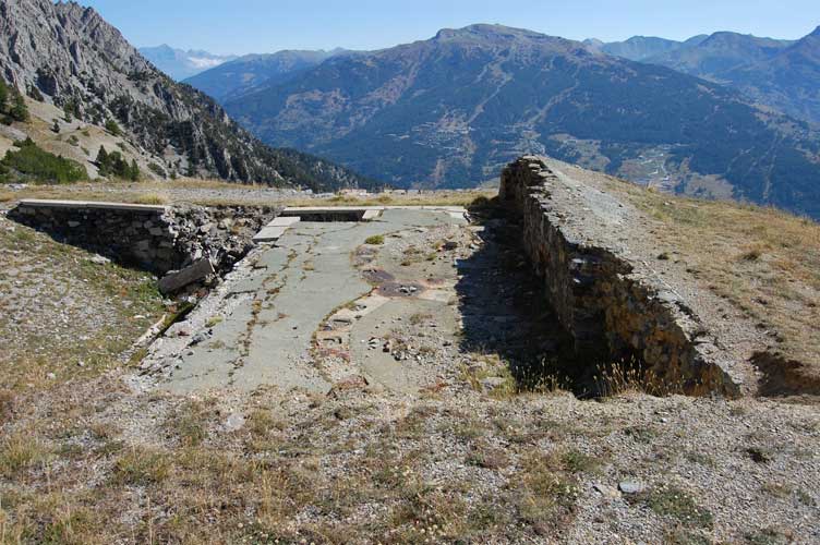 La medesima postazione vista da W
