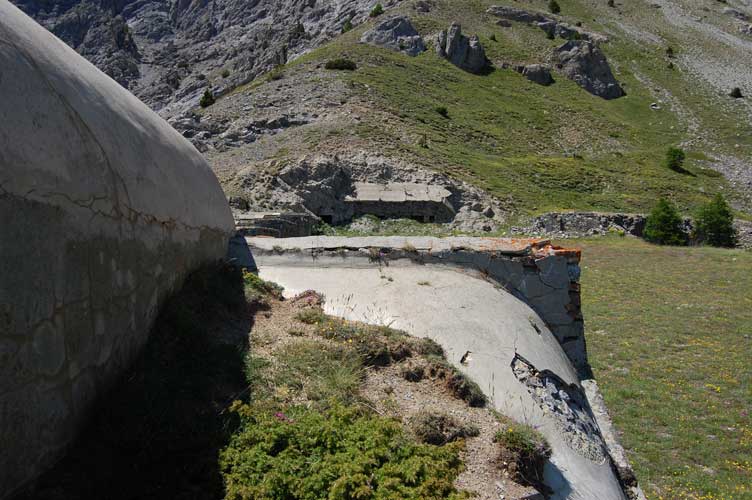 la volta esterna della scala coperta