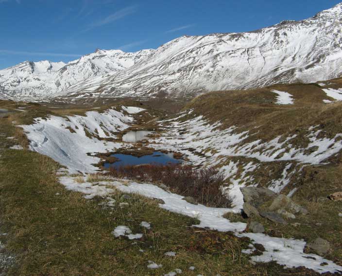 Il tratto iniziale del mai ultimato fosso anticarro dei Rivers
