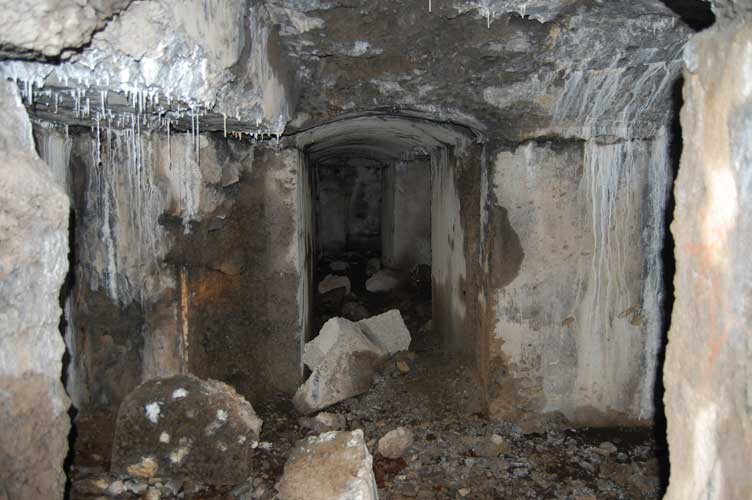 Verso la casamatta del Pezzo 2