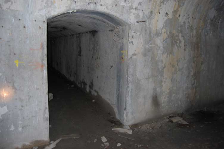 Diramazione verso la sezione dei pezzi 1 e 2