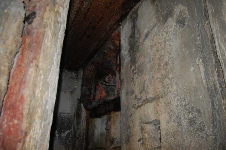 L'interno della casamatta