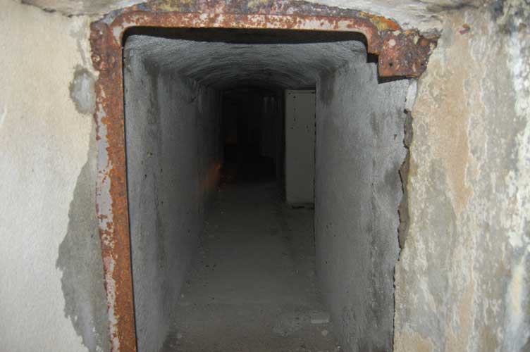 Corridoio verso la casamatta 4