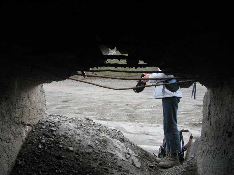 La brevissima visita all'interno è finita:possiamo uscire